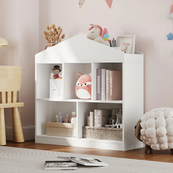 5-Cubby Toy Storage Unit – premium handmade décor piece for modern homes.