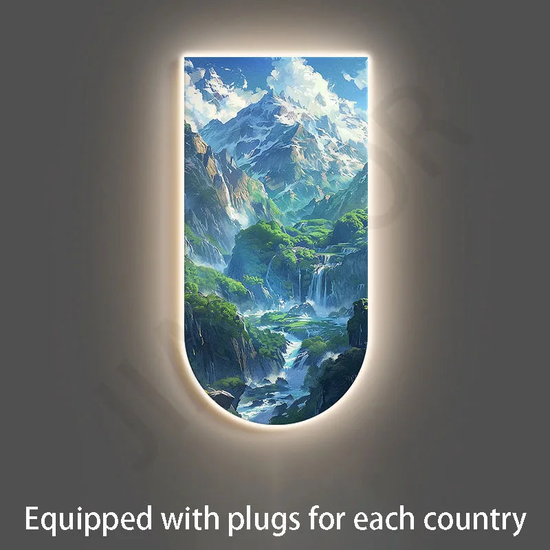 LED Wall Art Painting - handmade