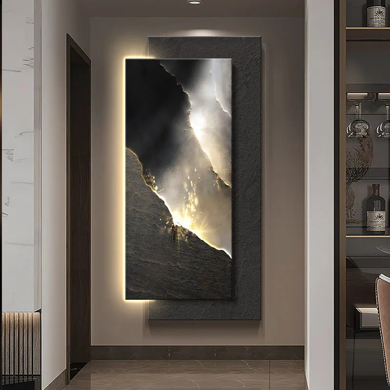 Light Luxury 3D LED Wall Lamp - handmade