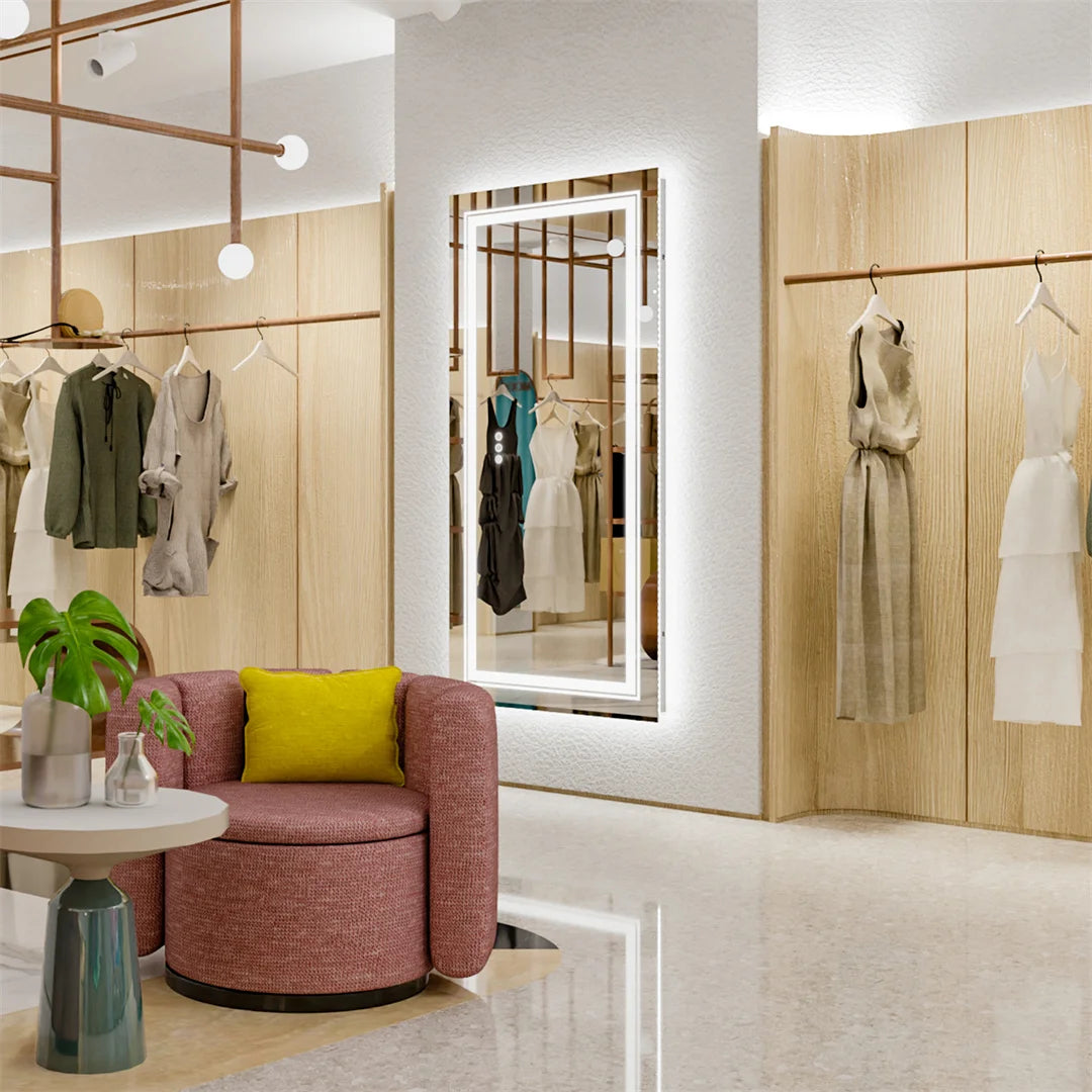 Full-Length Bathroom Mirror - handmade