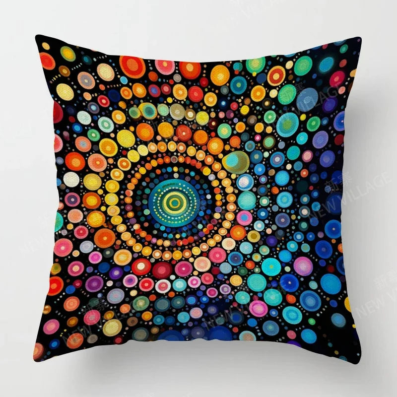 Abstract Cushion Cover - handmade