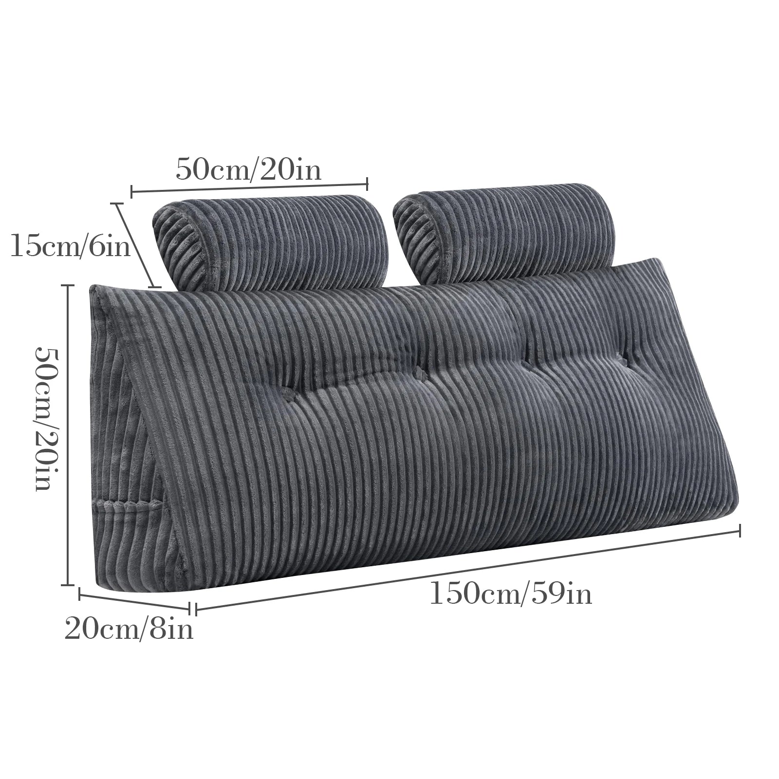 Neck Roll Cushion Set - handmade