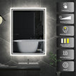 LED Backlit Bathroom Vanity Mirror - handmade