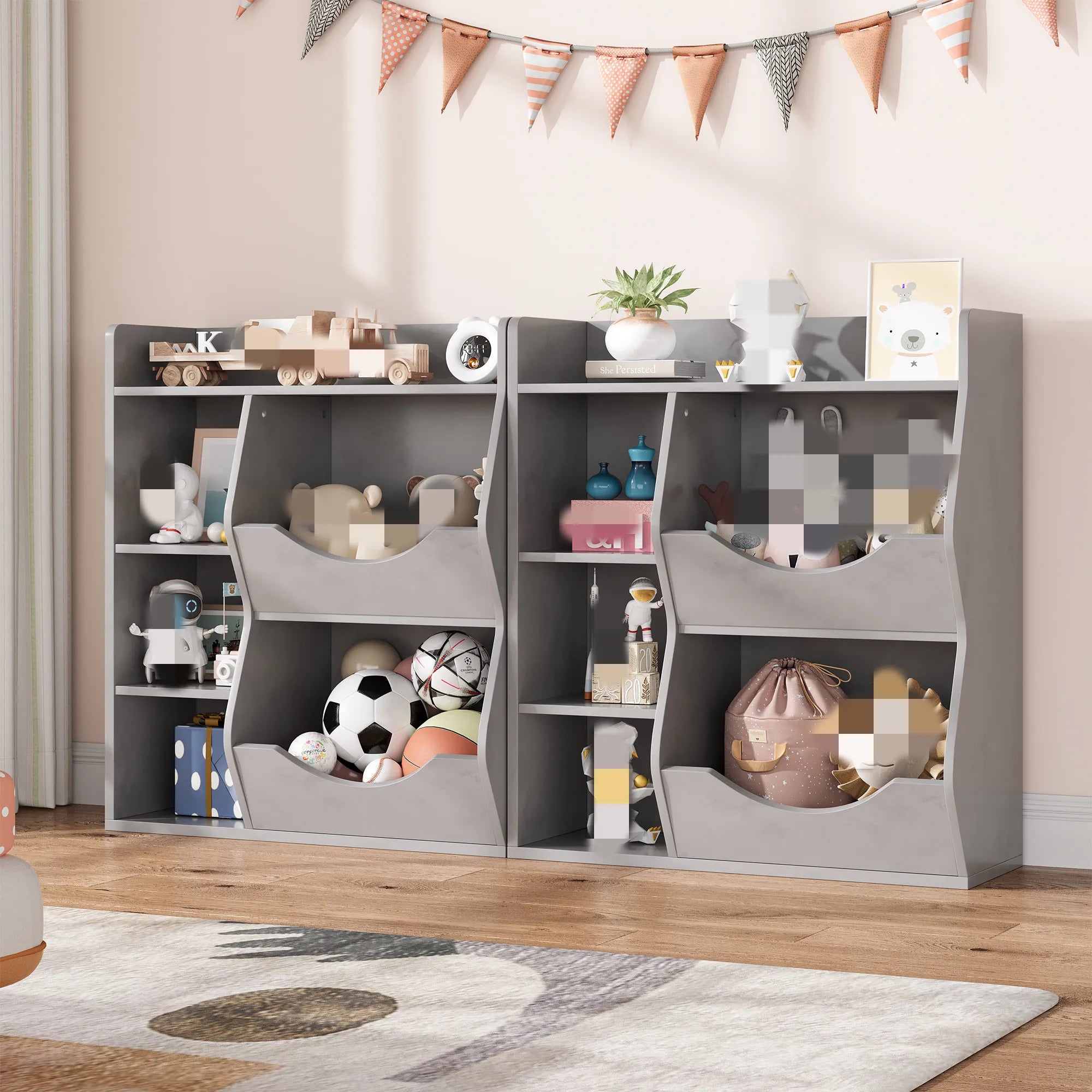 5-Cube Kids Storage Organiser – premium handmade décor piece for modern homes.