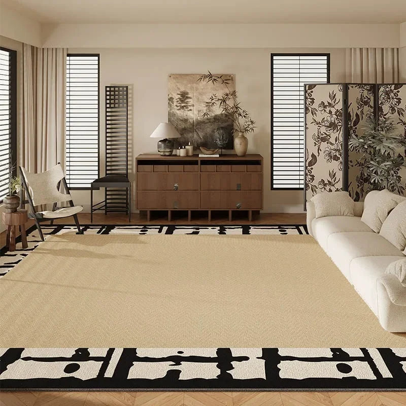 Abstract Art Living Room Rug - handmade