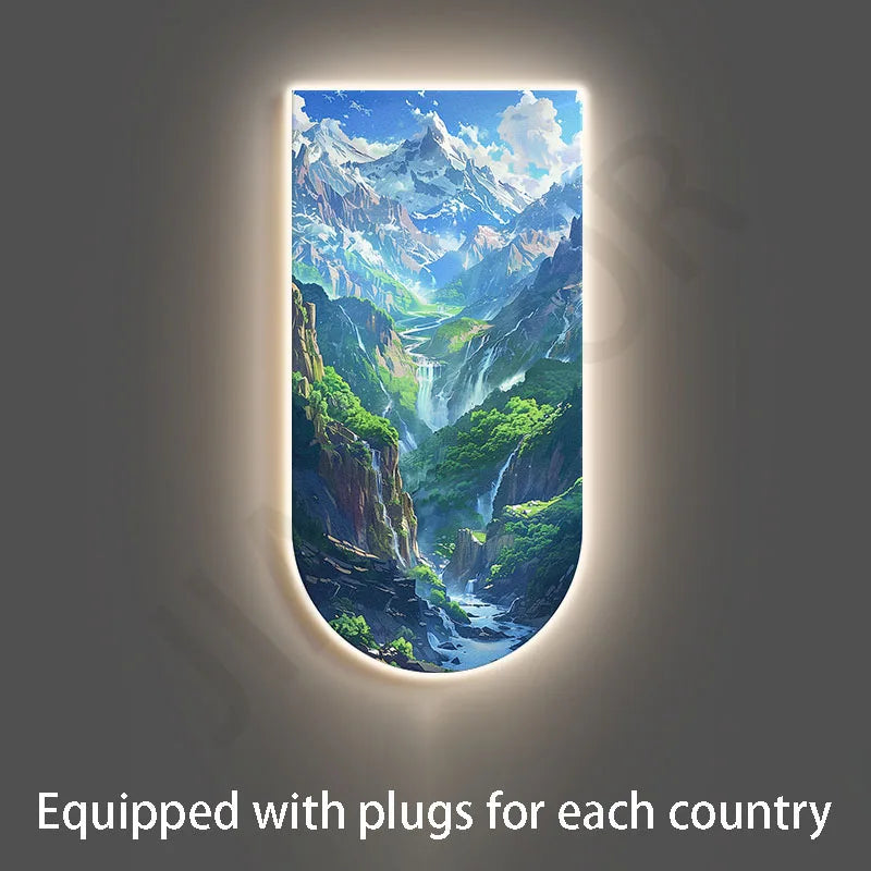 LED Wall Art Painting - handmade