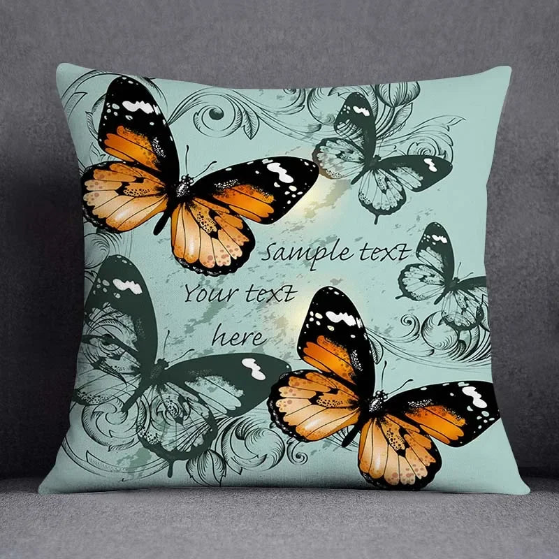 Floral Animal Cushion Cover - handmade