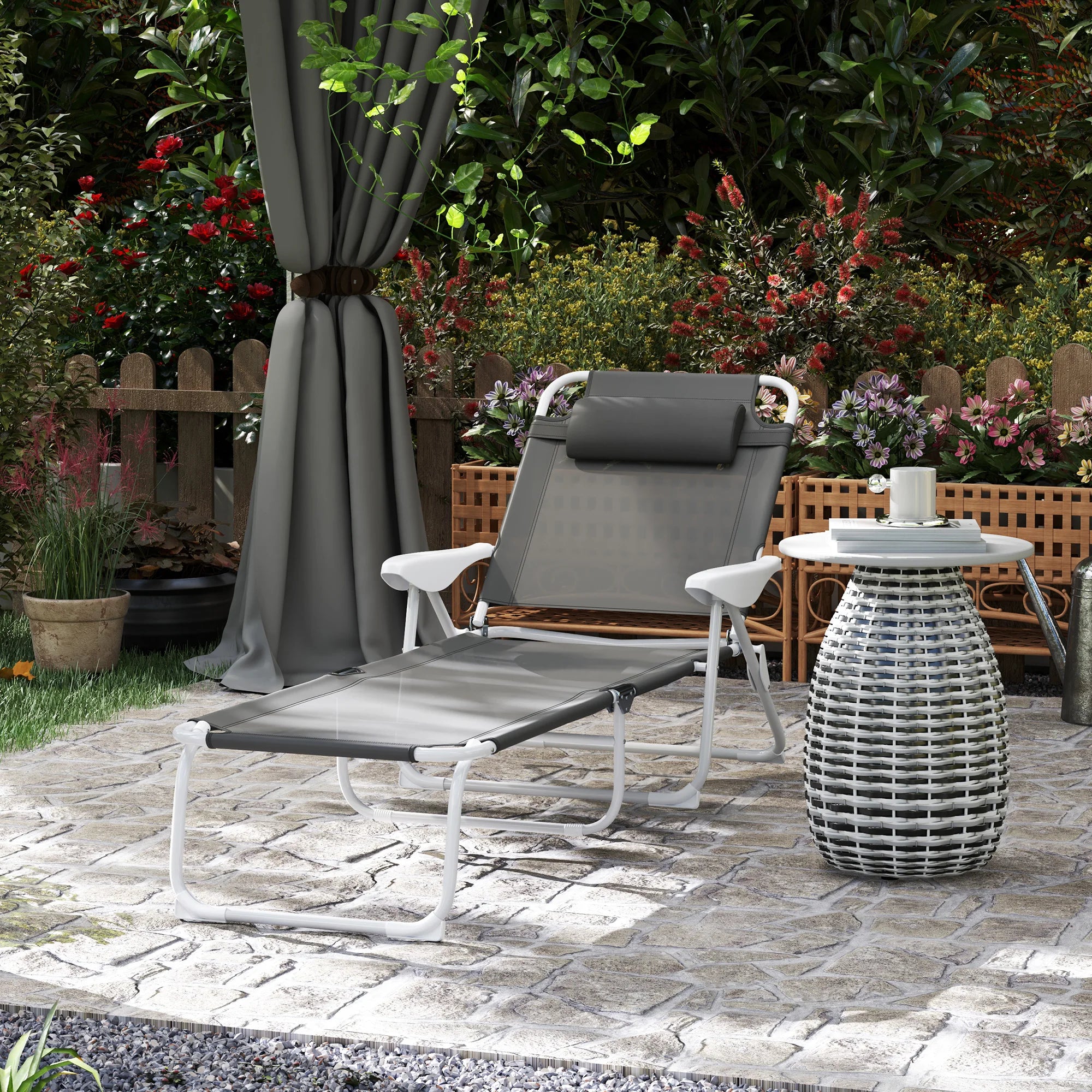 Foldable Sun Lounger - handmade