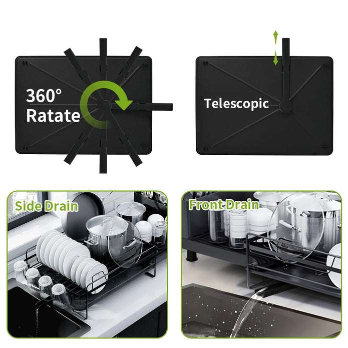 Extendable Kitchen Dish Drainer - handmade