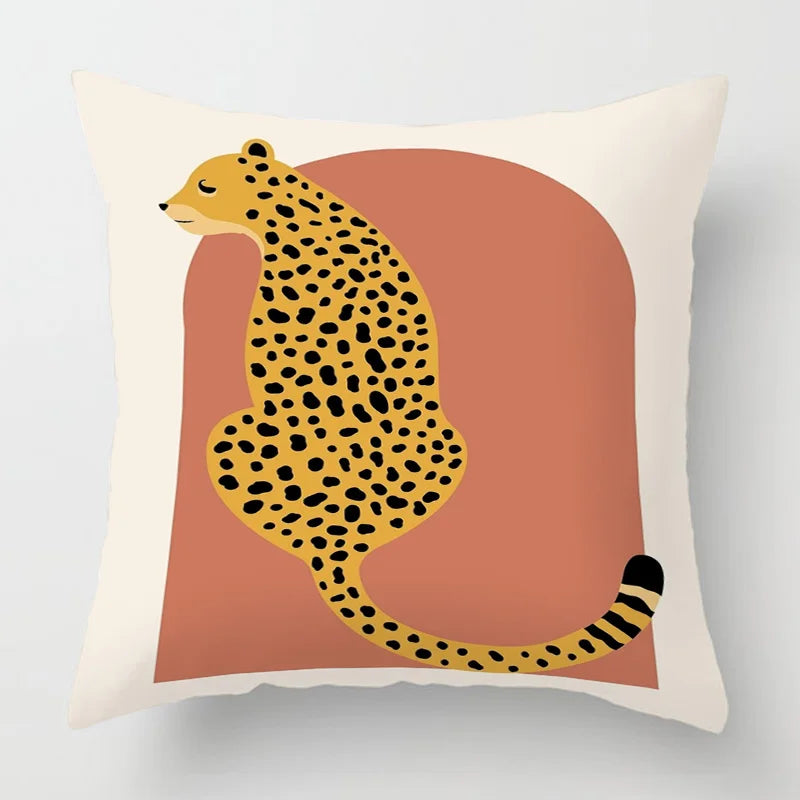 Animal Print Cushion Cover - handmade
