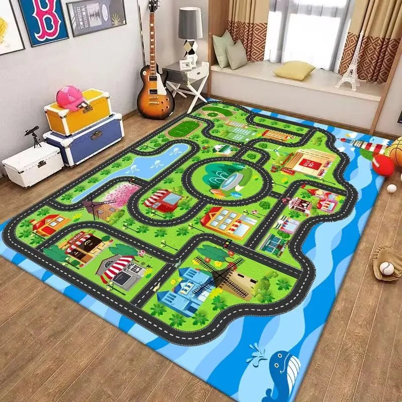 Kids Bedroom Play Mat - handmade