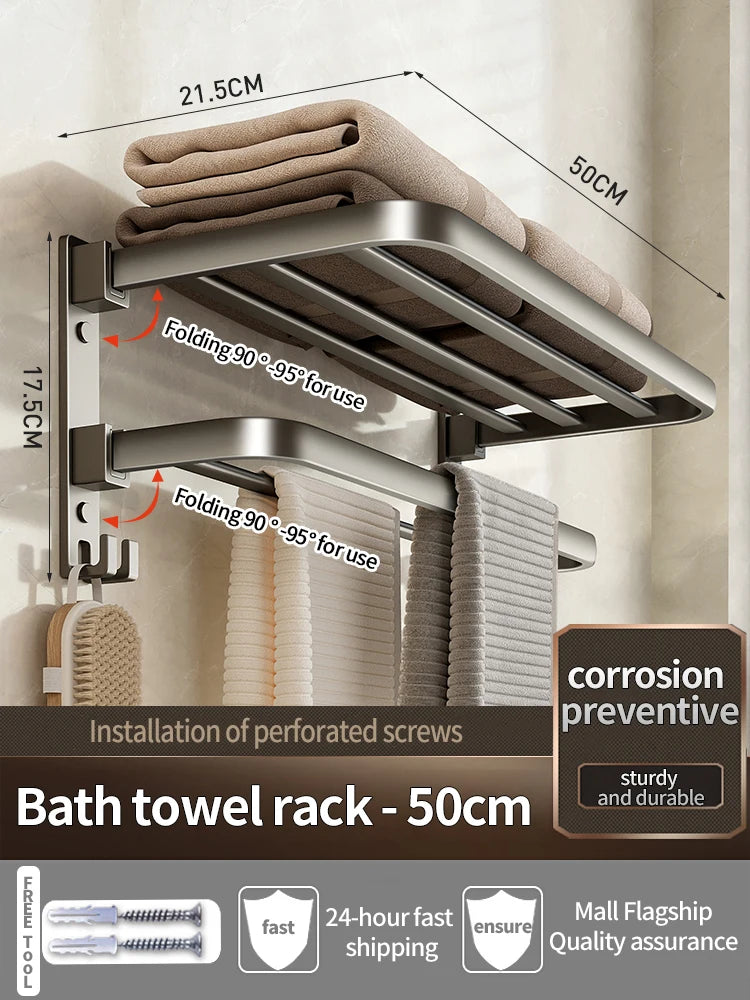 Upgraded Aluminium Towel Rack - handmade