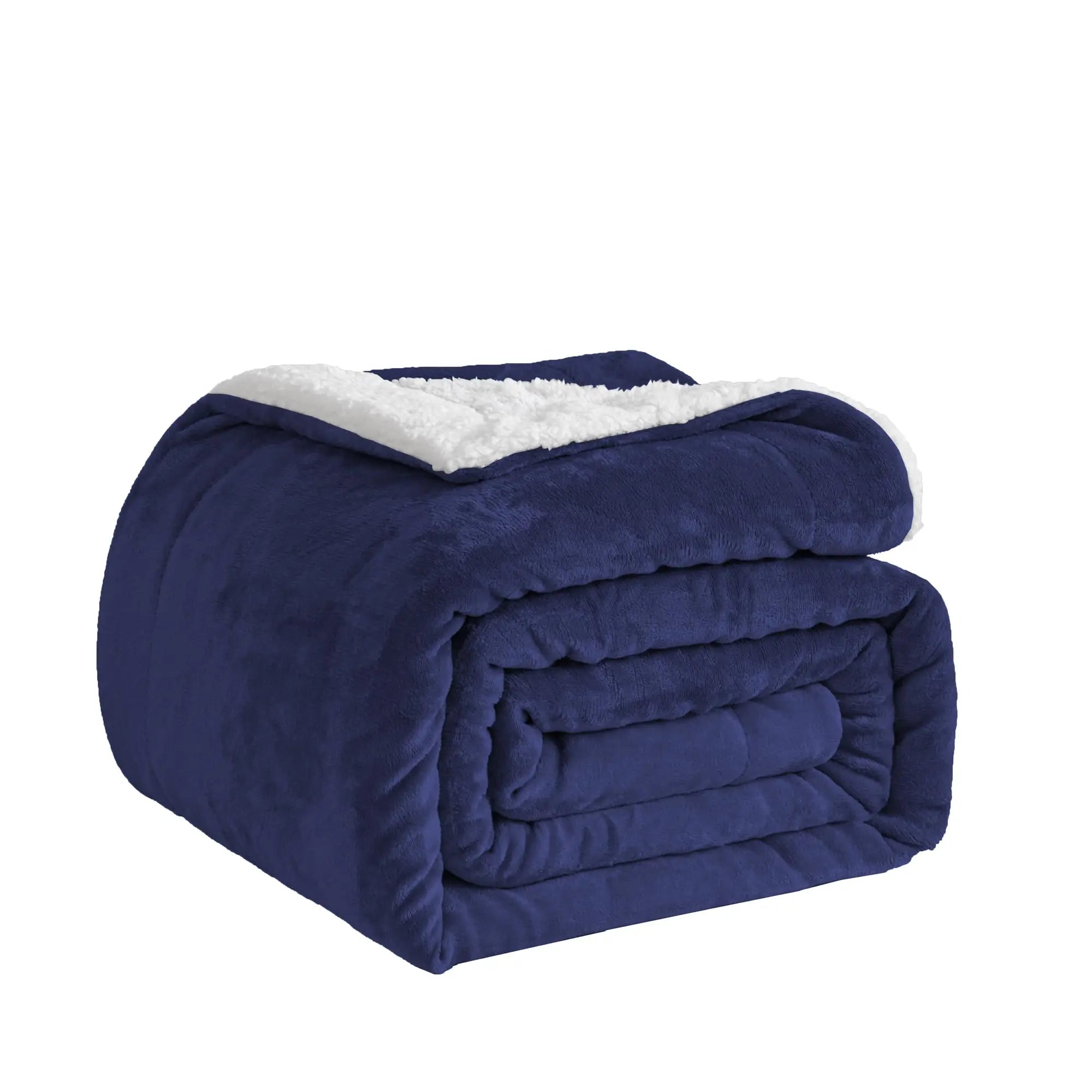 Fleece Sherpa Throw Blanket - handmade