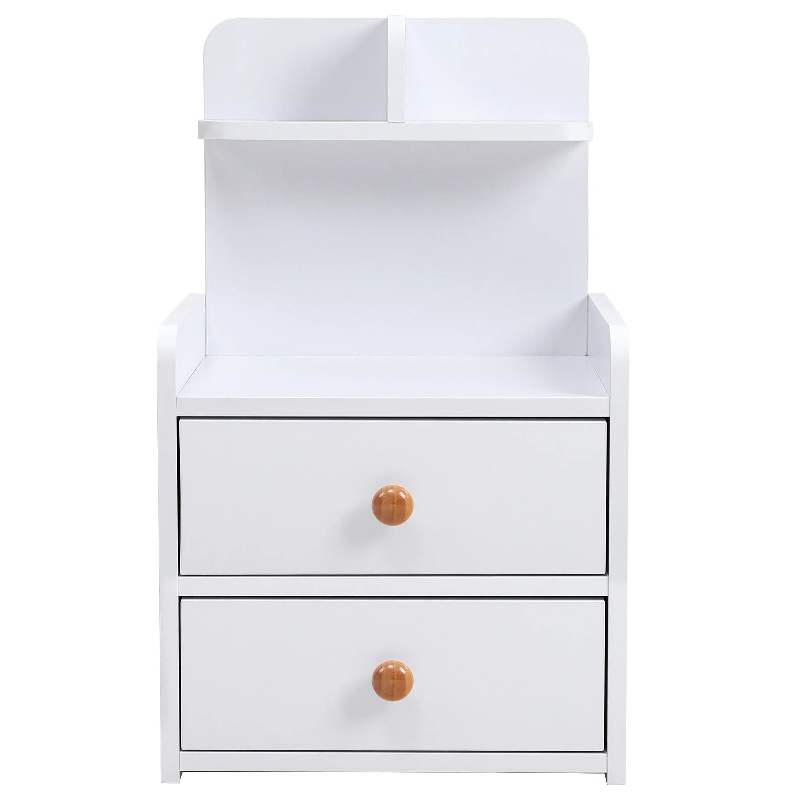 Wooden Nightstand with Drawers - handmade