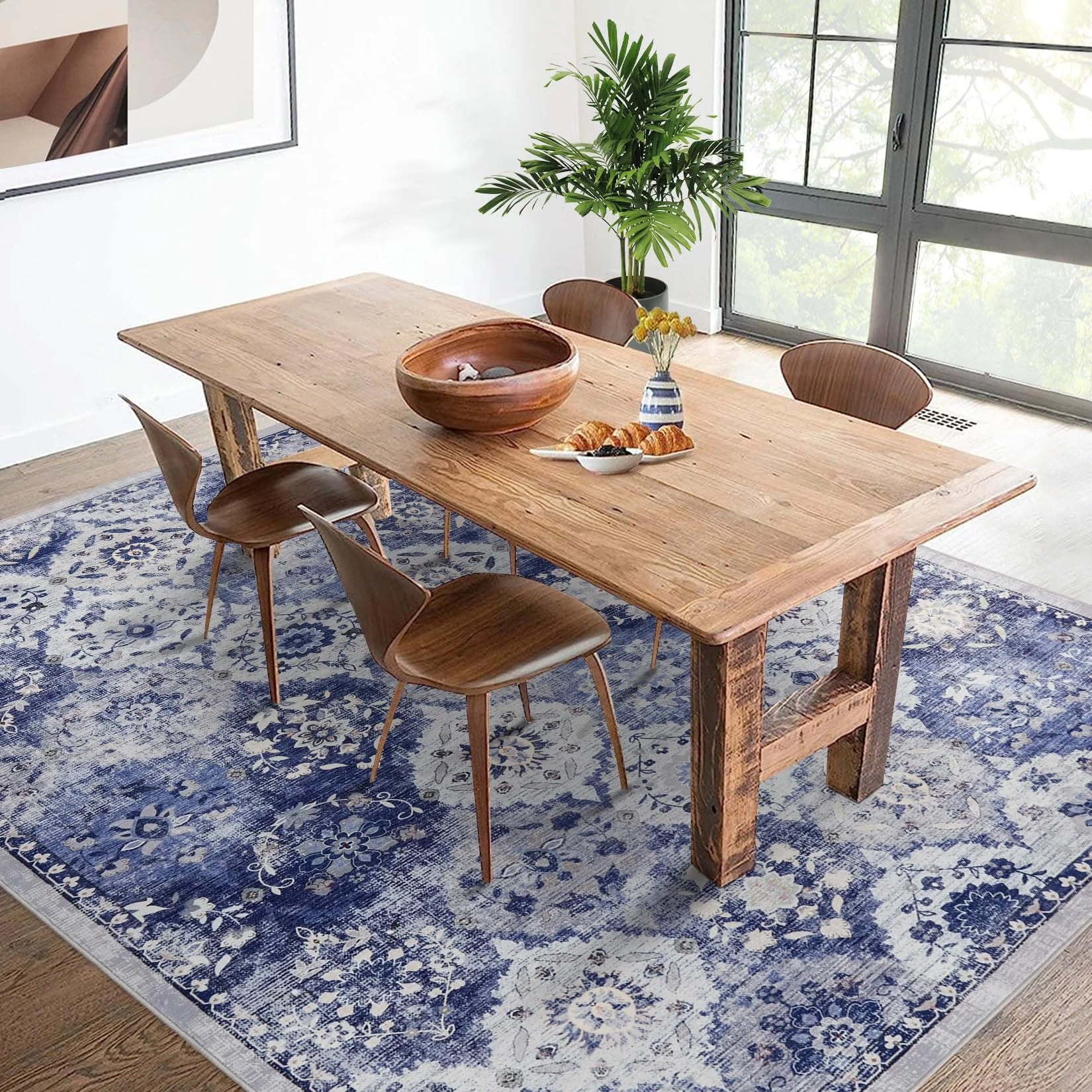 Vintage Persian Area Rug - handmade