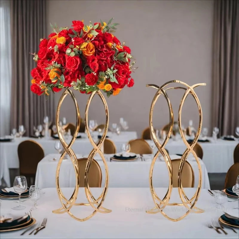 Metal Flower Vase - handmade