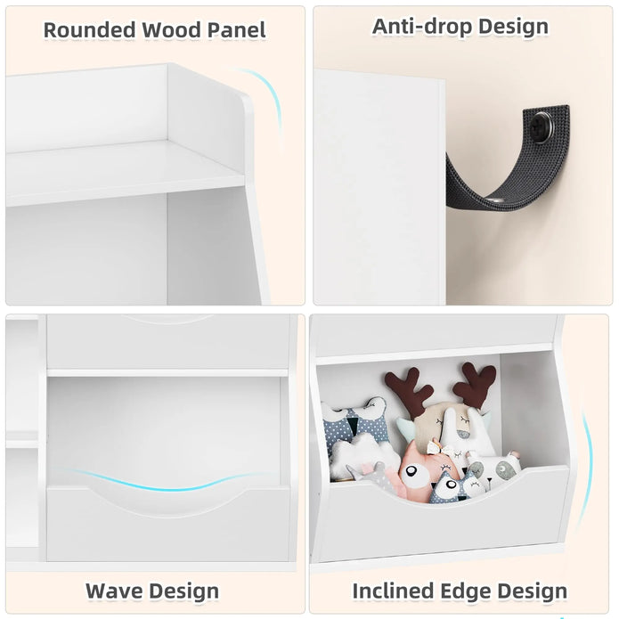 Kids Bookshelf Cabinet - handmade