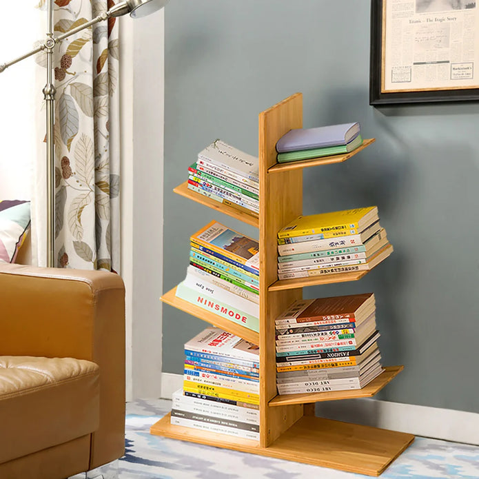 Wooden Tree Bookshelf - handmade