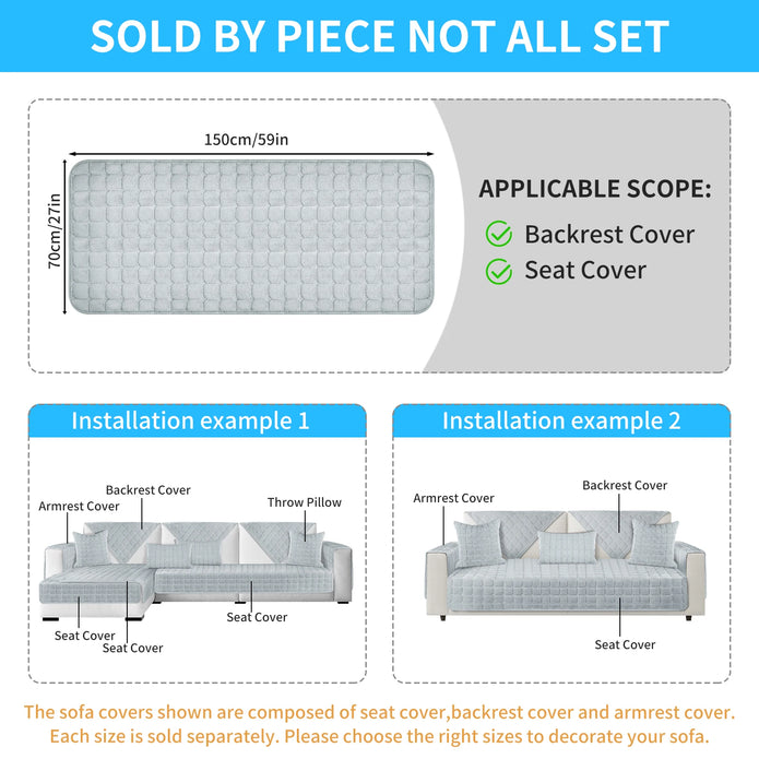 Washable Couch Protector - handmade