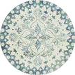 Retro Boho Round Area Rug 4 - handmade