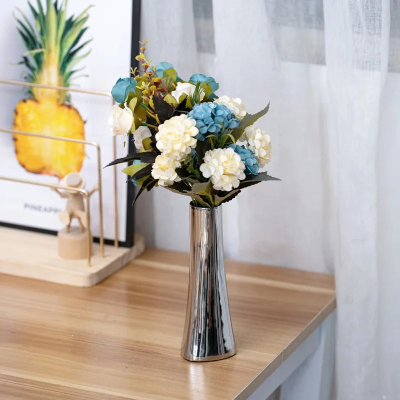 Stainless Steel Flower Vase - handmade