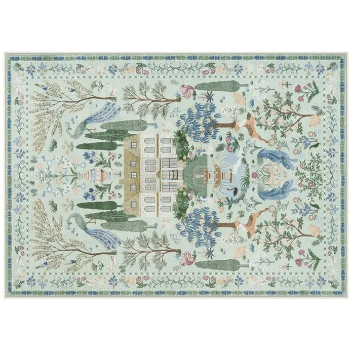 Modern Abstract Living Room Rug - handmade