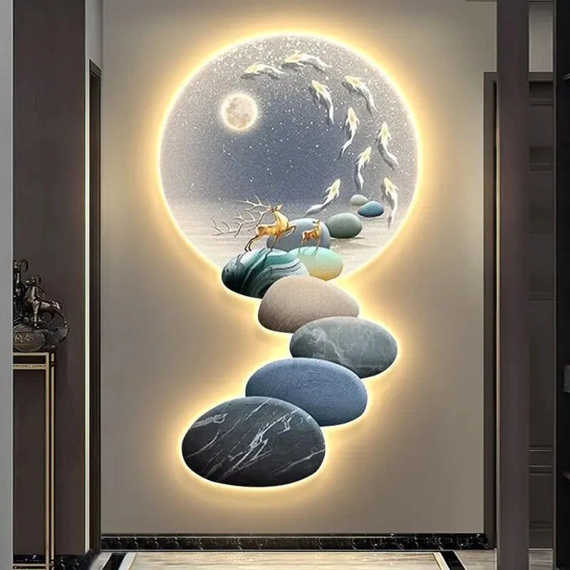 Luxury Nordic LED Wall Lamp - handmade