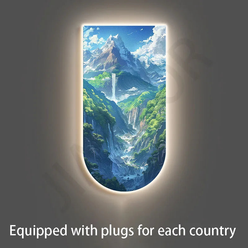 LED Wall Art Painting - handmade