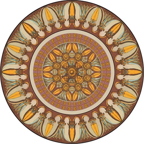 Persian Style Round Rug 3 - handmade