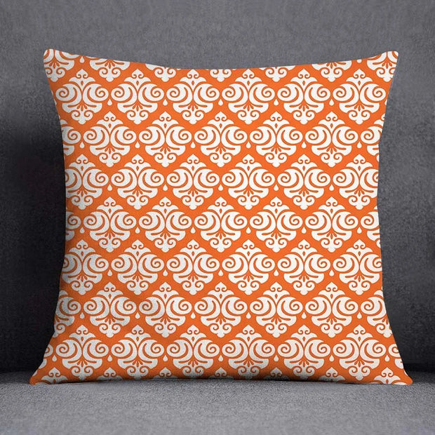Cushion Cover Orange Series Pattern Printed  Home Living Room Sofa Office Decorative Pillowcase