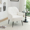 Modern classic upholstered lounge chair living room bedroom single sofa dressing chair - handmade