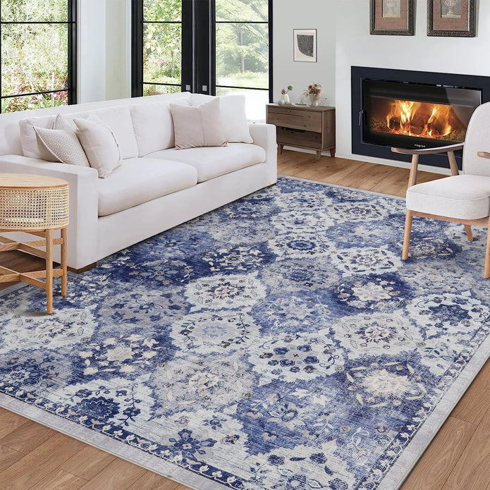 Vintage Persian Area Rug - handmade