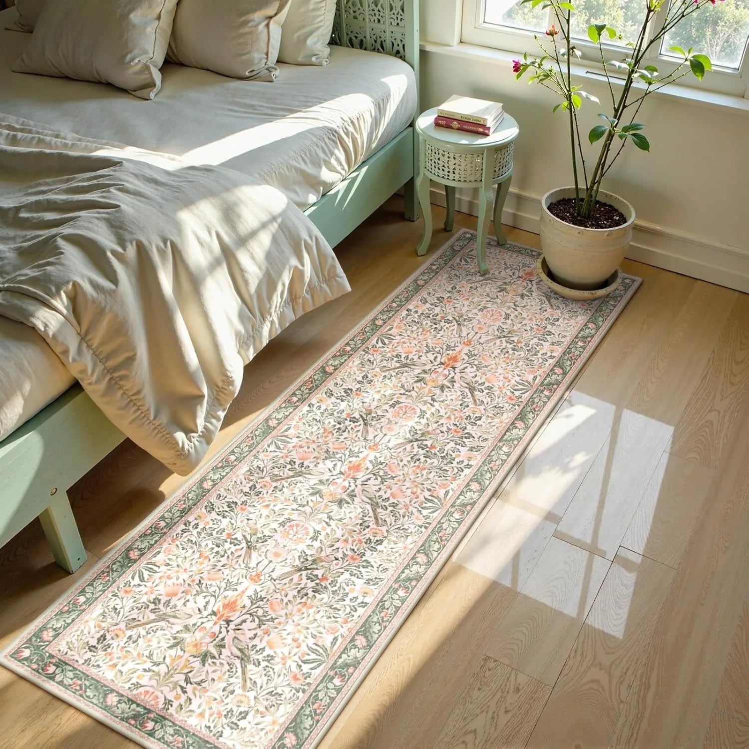 Non-Slip Machine-Washable Floor Mat - handmade