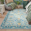 Floral Butterfly Bedroom Rug - handmade