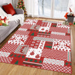 Christmas Washable Area Rug - handmade