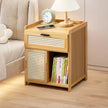 Wooden Bedroom Nightstand Cabinet - handmade