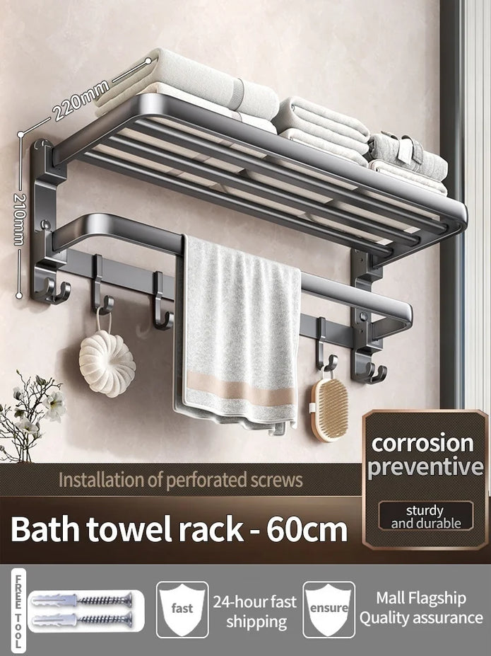 Upgraded Aluminium Towel Rack - handmade