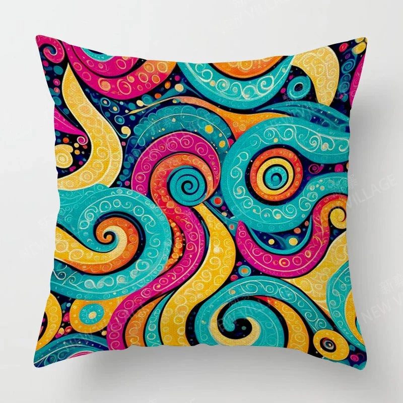 Abstract Cushion Cover - handmade