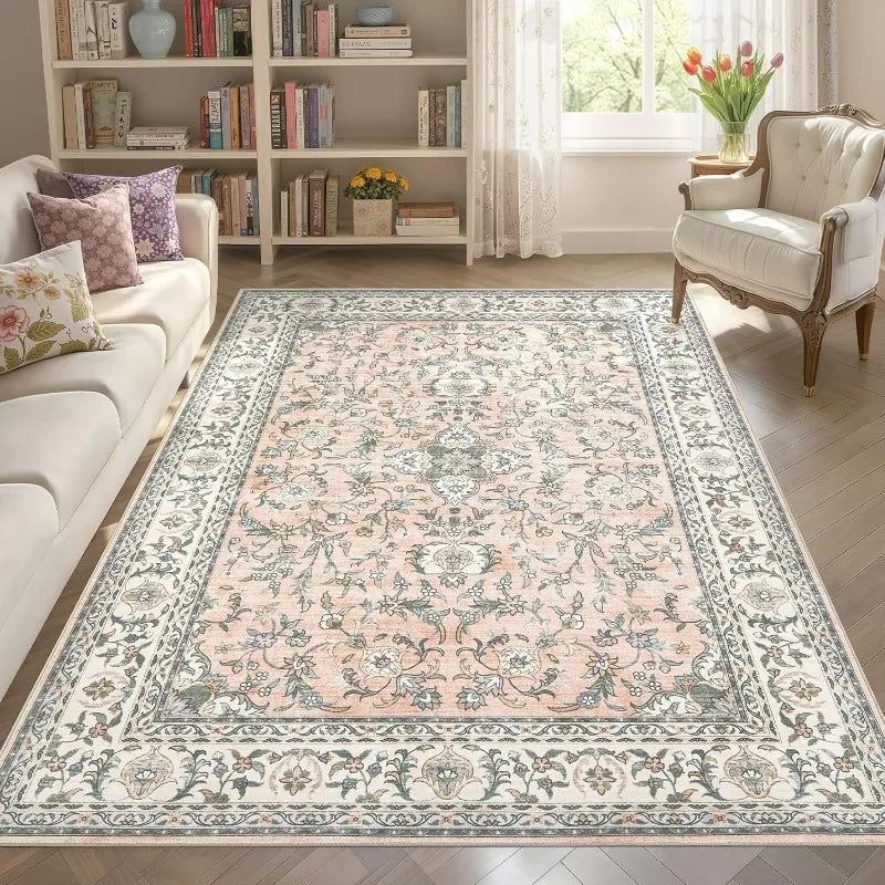 American Vintage Living Room Rug - handmade