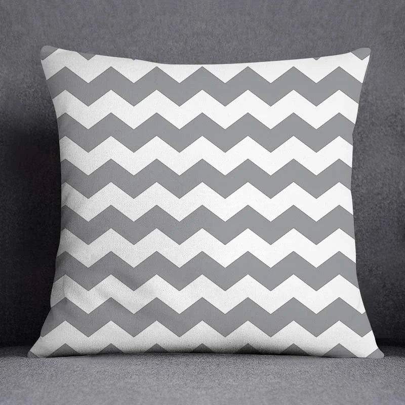 Geometric Cushion Cover - handmade