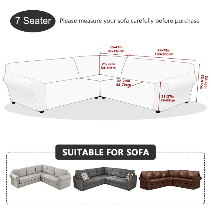 Corner Sofa Cover - handmade