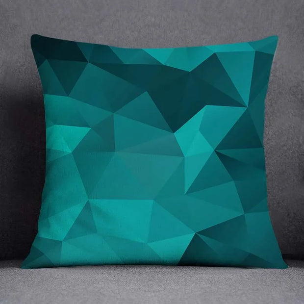 Dark Green Flower and Animal Pattern Home Decoration Pillowcase Square Pillowcase Home Office Decoration Cushion Cover