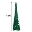 Collapsible 1.2M Pop Up Tinsel Christmas Tree - handmade