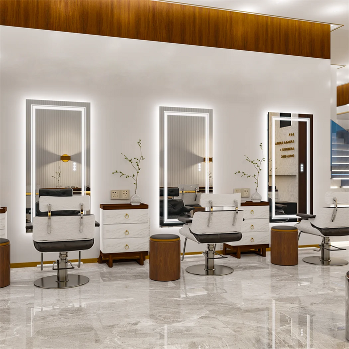 Full-Length Bathroom Mirror - handmade