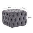 Square Footstool Cushion - handmade