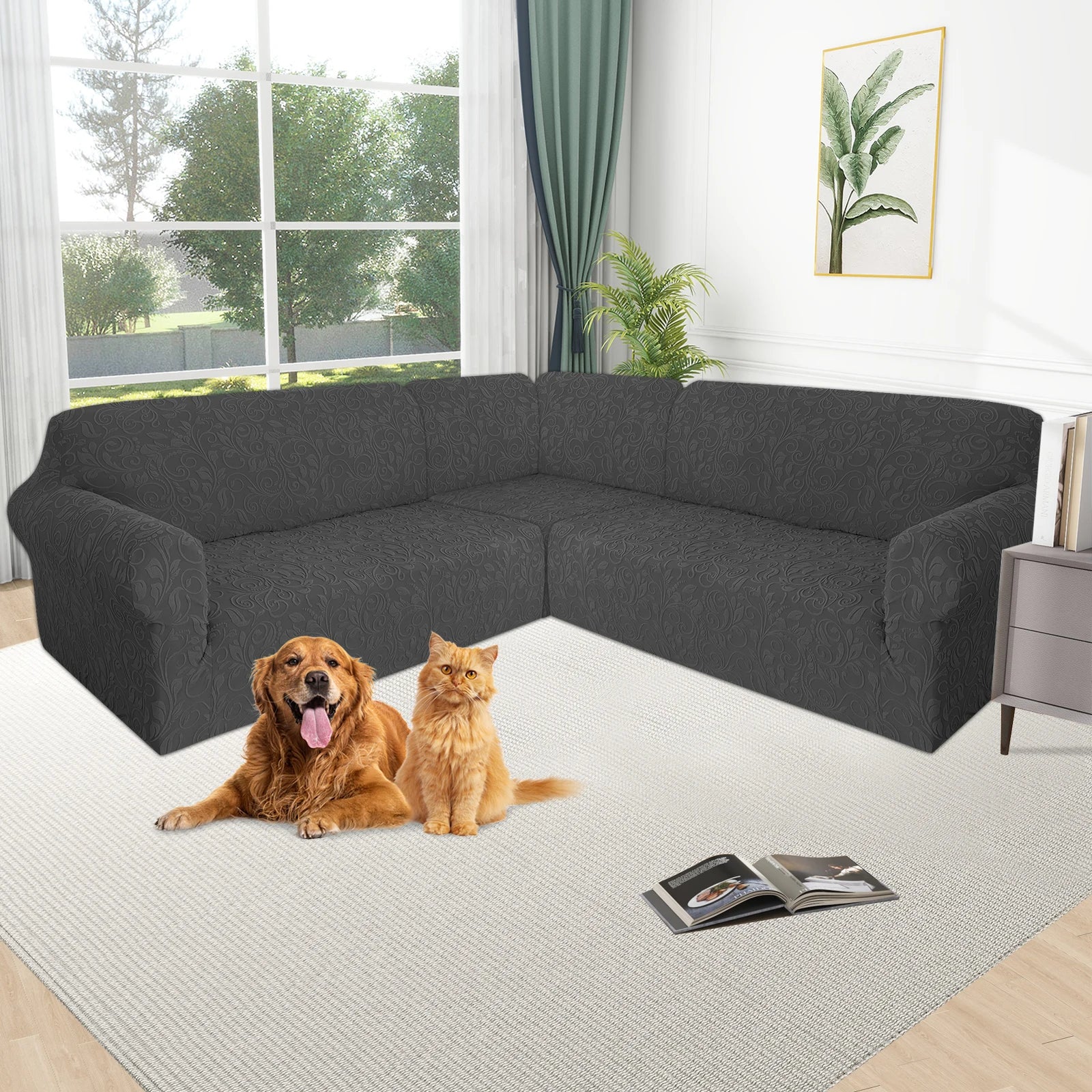 Corner Sofa Cover - handmade