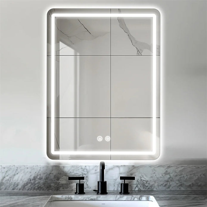 LED Bathroom Wall Mirror - handmade