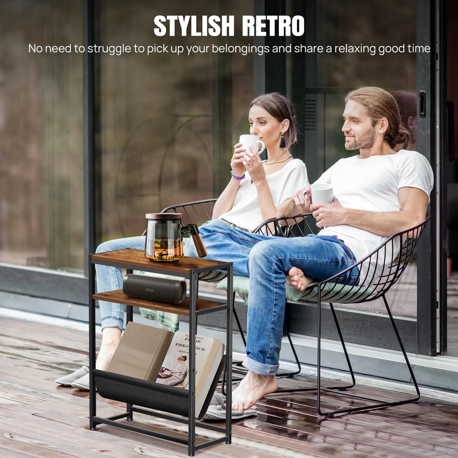 Slim End Table - handmade