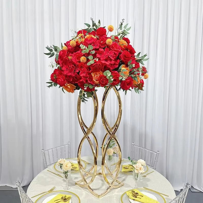 Metal Flower Vase - handmade