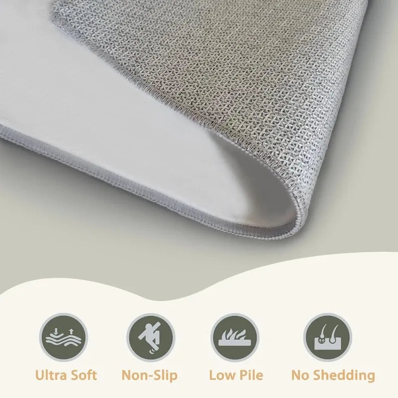 Jungle Print Round Rug - handmade